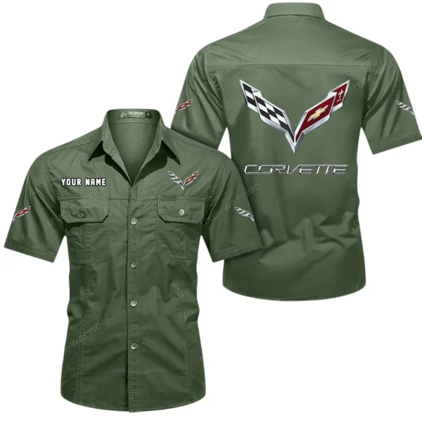 Sleek Sports Coupe Exclusive Logo Short Sleeved Shirt, Gift For Sleek Sports Coupe Lovers CAR444 - Army Green