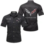 Lightweight Performance Car Exclusive Logo Short Sleeved Shirt, Gift For Lightweight Performance Car Lovers CAR444 - Black