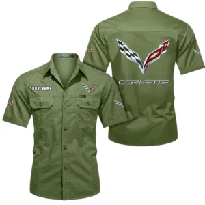 Sports Car Exclusive Logo Short Sleeved Shirt, Gift For Sports Car Enthusiasts CAR444 - Fruit Green