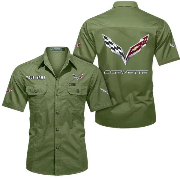 Sports Car Exclusive Logo Short Sleeved Shirt, Gift For Sports Car Enthusiasts CAR444 - Fruit Green