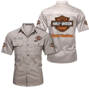 Road Cruiser Exclusive Logo Short Sleeved Shirt, Gift For Road Cruiser Enthusiasts CAR444 - Beige
