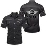 Small Crossover Exclusive Logo Short Sleeved Shirt, Gift For Small Crossover Enthusiasts CAR444 - Black