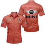 Compact Car Exclusive Logo Short Sleeved Shirt, Gift For Compact Car Lovers CAR444 - Red