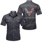 High-Performance Coupe Exclusive Logo Short Sleeved Shirt, Gift For High-Performance Coupe Enthusiasts CAR444 - Gray