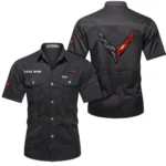 US Performance Car Exclusive Logo Short Sleeved Shirt, Gift For US Performance Car Lovers CAR444 - Black