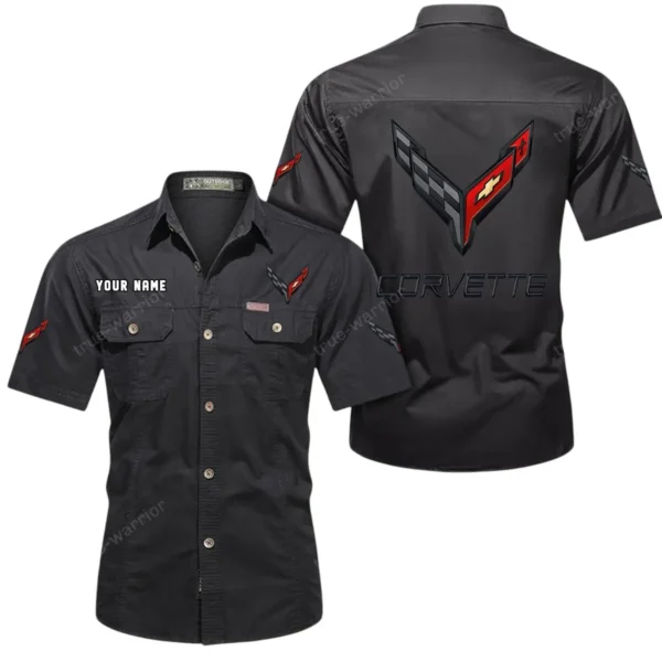 US Performance Car Exclusive Logo Short Sleeved Shirt, Gift For US Performance Car Lovers CAR444 - Black