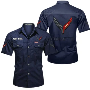 High-Performance Coupe Exclusive Logo Short Sleeved Shirt, Gift For High-Performance Coupe Lovers CAR444 - Dark Blue