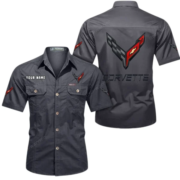 Roadster Exclusive Logo Short Sleeved Shirt, Gift For Roadster Enthusiasts CAR444 - Gray