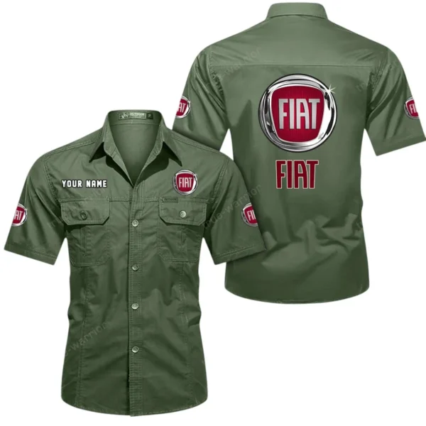 Piccolo Motors Exclusive Logo Short Sleeved Shirt, Gift For Piccolo Motors Enthusiasts CAR444 - Army Green