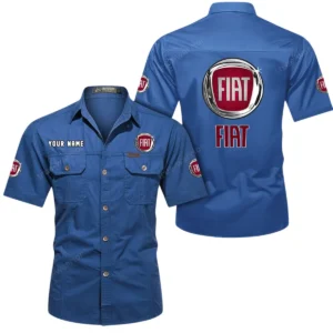 Civitta Cars Exclusive Logo Short Sleeved Shirt, Gift For Civitta Cars Lovers CAR444 - Cowboy Blue