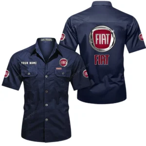 Italico Motors Exclusive Logo Short Sleeved Shirt, Gift For Italico Motors Lovers CAR444 - Dark Blue