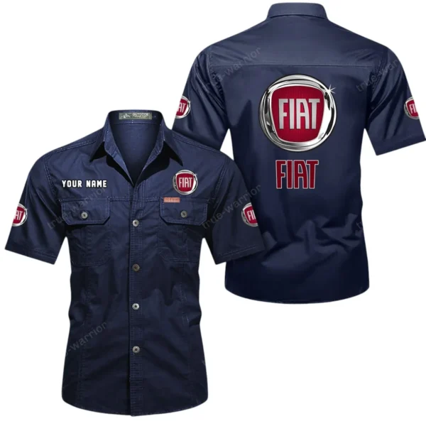 Italico Motors Exclusive Logo Short Sleeved Shirt, Gift For Italico Motors Lovers CAR444 - Dark Blue