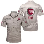 Compactura Motors Exclusive Logo Short Sleeved Shirt, Gift For Compactura Motors Enthusiasts CAR444 - Beige