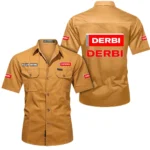 Everyday Two-Wheeler Exclusive Logo Short Sleeved Shirt, Gift For Everyday Two-Wheeler Enthusiasts CAR444 - Turmeric