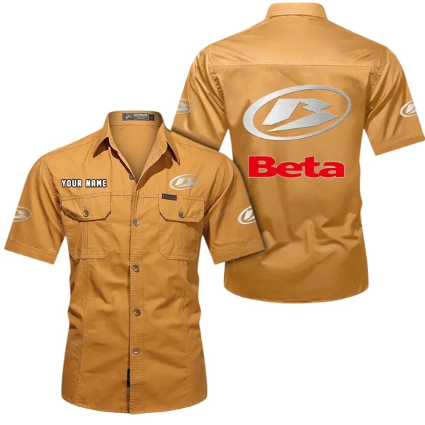 All-Terrain Motorbike Exclusive Logo Short Sleeved Shirt, Gift For All-Terrain Motorbike Lovers CAR444 - Turmeric