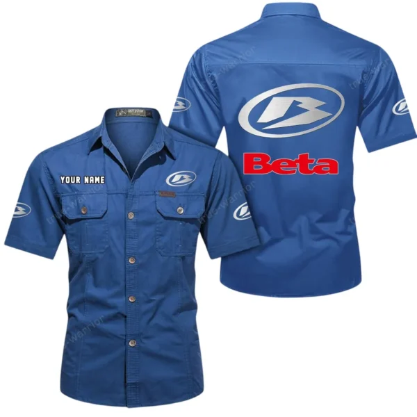 Trail Motorbike Exclusive Logo Short Sleeved Shirt, Gift For Trail Motorbike Enthusiasts CAR444 - Cowboy Blue