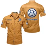 Auto Exclusive Logo Short Sleeved Shirt, Gift For Auto Enthusiasts CAR444 - Turmeric
