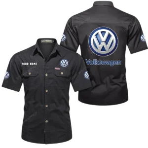 Family Car Exclusive Logo Short Sleeved Shirt, Gift For Family Car Lovers CAR444 - Black