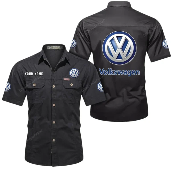 Family Car Exclusive Logo Short Sleeved Shirt, Gift For Family Car Lovers CAR444 - Black