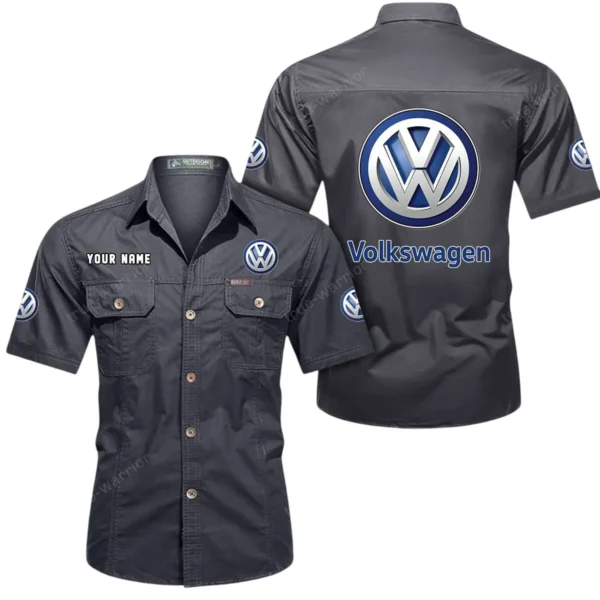 City Car Exclusive Logo Short Sleeved Shirt, Gift For City Car Lovers CAR444 - Gray