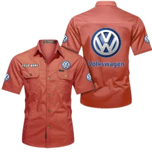 Hatchback Auto Exclusive Logo Short Sleeved Shirt, Gift For Hatchback Auto Enthusiasts CAR444 - Red