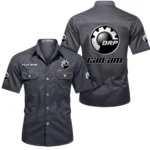 High-Performance Off-Roader Exclusive Logo Short Sleeved Shirt, Gift For High-Performance Off-Roader Enthusiasts CAR444 - Gray