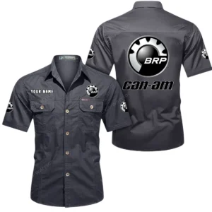 High-Performance Off-Roader Exclusive Logo Short Sleeved Shirt, Gift For High-Performance Off-Roader Enthusiasts CAR444 - Gray