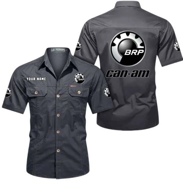 High-Performance Off-Roader Exclusive Logo Short Sleeved Shirt, Gift For High-Performance Off-Roader Enthusiasts CAR444 - Gray