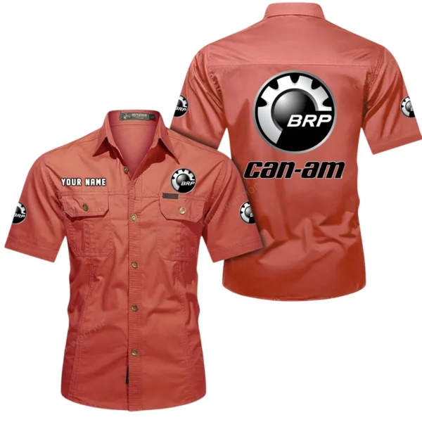 Off-Road Adventure Bike Exclusive Logo Short Sleeved Shirt, Gift For Off-Road Adventure Bike Lovers CAR444 - Red