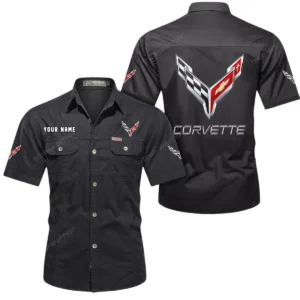 US Performance Car Exclusive Logo Short Sleeved Shirt, Gift For US Performance Car Lovers CAR444 - Black