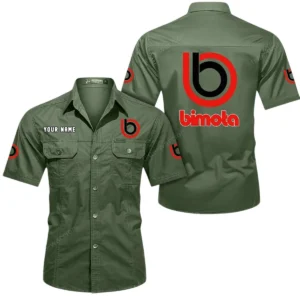 Performance Motorcycles Exclusive Logo Short Sleeved Shirt, Gift For Performance Motorcycles Enthusiasts CAR444 - Army Green