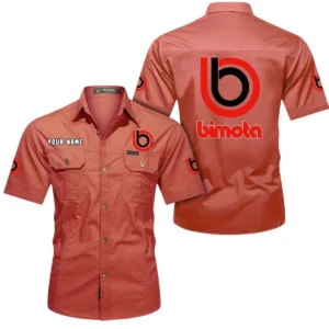 Boutique Performance Motorbike Exclusive Logo Short Sleeved Shirt, Gift For Boutique Performance Motorbike Lovers CAR444 - Red