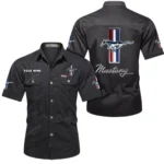 Retro Coupe Exclusive Logo Short Sleeved Shirt, Gift For Retro Coupe Lovers CAR444 - Black