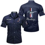 Street Racer Exclusive Logo Short Sleeved Shirt, Gift For Street Racer Lovers CAR444 - Dark Blue