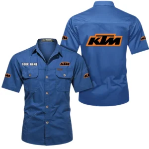 Extreme Terrain Bike Exclusive Logo Short Sleeved Shirt, Gift For Extreme Terrain Bike Lovers CAR444 - Cowboy Blue