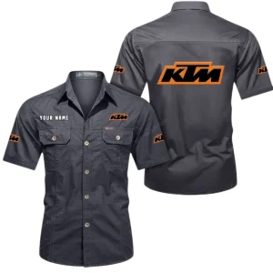 Enduro Bike Exclusive Logo Short Sleeved Shirt, Gift For Enduro Bike Lovers CAR444 - Gray