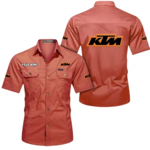 Rally Bike Exclusive Logo Short Sleeved Shirt, Gift For Rally Bike Lovers CAR444 - Red