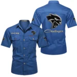 American Two-Door Coupe Exclusive Logo Short Sleeved Shirt, Gift For American Two-Door Coupe Lovers CAR444 - Cowboy Blue