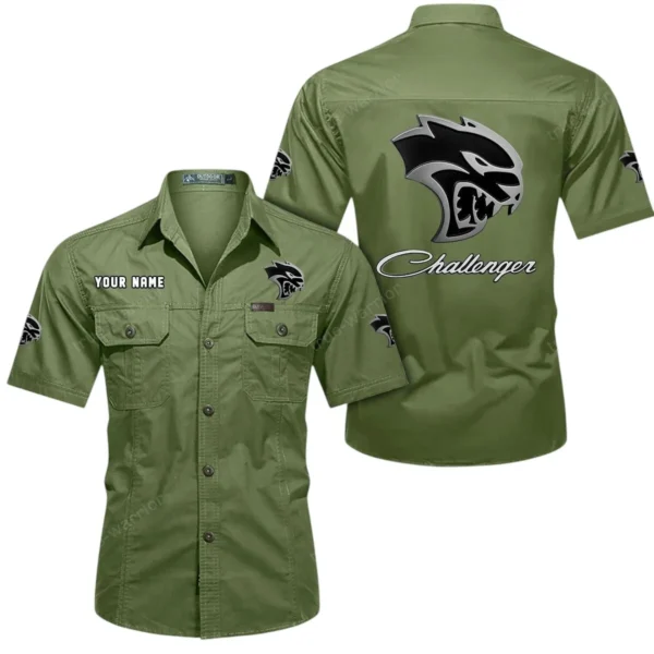 Street Racing Car Exclusive Logo Short Sleeved Shirt, Gift For Street Racing Car Lovers CAR444 - Fruit Green
