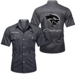 Power Coupe Exclusive Logo Short Sleeved Shirt, Gift For Power Coupe Lovers CAR444 - Gray