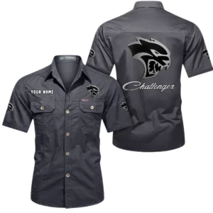 Power Coupe Exclusive Logo Short Sleeved Shirt, Gift For Power Coupe Lovers CAR444 - Gray