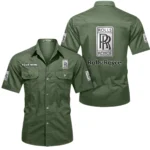 Supercar Exclusive Logo Short Sleeved Shirt, Gift For Supercar Enthusiasts CAR444 - Army Green