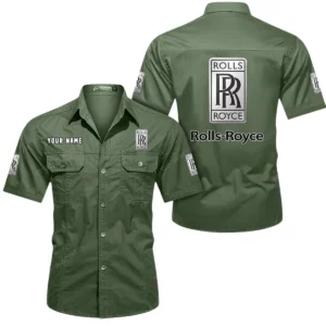 Supercar Exclusive Logo Short Sleeved Shirt, Gift For Supercar Enthusiasts CAR444 - Army Green