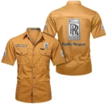 Exotic Auto Exclusive Logo Short Sleeved Shirt, Gift For Exotic Auto Lovers CAR444 - Turmeric