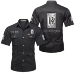 Luxury Performance Vehicle Exclusive Logo Short Sleeved Shirt, Gift For Luxury Performance Vehicle Enthusiasts CAR444 - Black