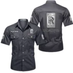 Prestige Auto Exclusive Logo Short Sleeved Shirt, Gift For Prestige Auto Enthusiasts CAR444 - Gray