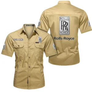 Elite Wheels Exclusive Logo Short Sleeved Shirt, Gift For Elite Wheels Enthusiasts CAR444 - Khaki