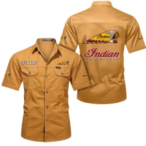 Touring Cruiser Exclusive Logo Short Sleeved Shirt, Gift For Touring Cruiser Enthusiasts CAR444 - Turmeric