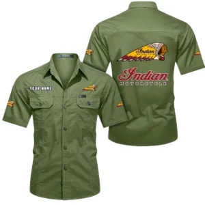 Cruiser Motorcycle Exclusive Logo Short Sleeved Shirt, Gift For Cruiser Motorcycle Enthusiasts CAR444 - Fruit Green
