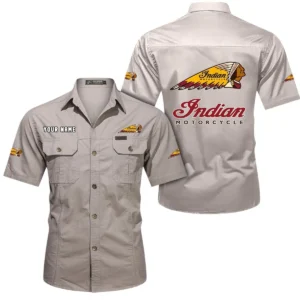 Road Bike Exclusive Logo Short Sleeved Shirt, Gift For Road Bike Enthusiasts CAR444 - Beige
